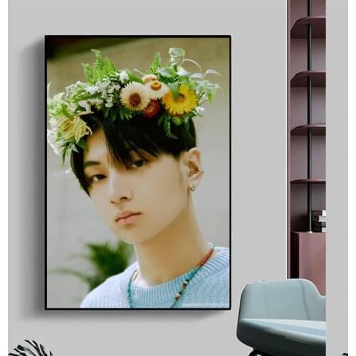 New Arrival Custom Jay ENHYPEN Poster Home Decoration Fashion Canvas Fabric Wall Poster 27X40cm30X45cm