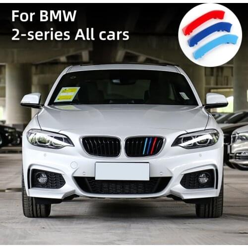 Front Kidney Air Grille Radiator Grille Cover Trim for BMW 2 series F45 F46 F22 F23 2013 2014 2015 Auto Car Styling Accessories