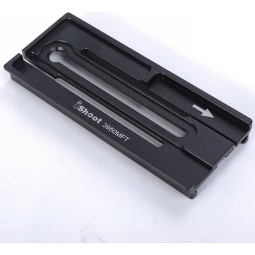 Quick Release Plate Clamp Adapter Converter for 39mm Arca-Swiss Fit QR-Plate Used to 50mm Manfrotto / Gitzo Tripod Fluid Head