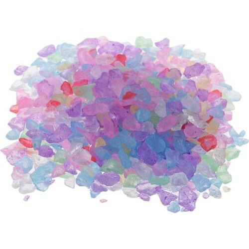 Various Colours Crystal Sands Stone Beads Table Decoration Garden Craft Home