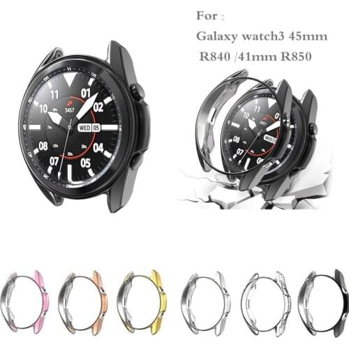 Protective Case for samsung-Galaxy Watch 3 41mm 45mm Smart Watches Cover TPU Y3NC
