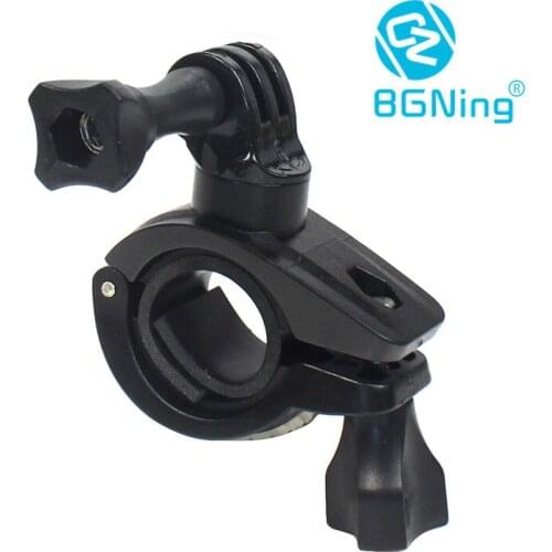 BGNING Bike Bicycle Motorcycle Handlebar Clip Clamp Camera Mount Adapter Holder 360Degree Rotation for Gopro Hero 8/7/6/5/4/3/2