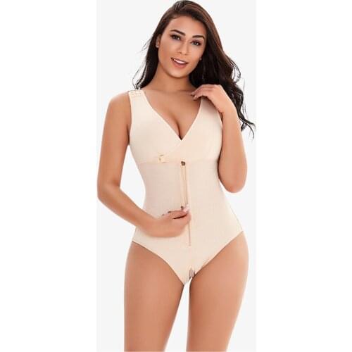 Waist Trainer Bodysuits Control Panties for Women Hign Waist Seamless Plus Size Body Shaper Tummy Control Slimming Shapewear