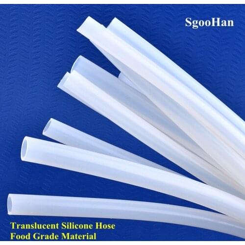 1M Big Size ID.12~38mm Food Grade Transparent Silicone Hose Aquarium Tank Clear Rubber Tube Garden Irrigation Soft Flexible Tube