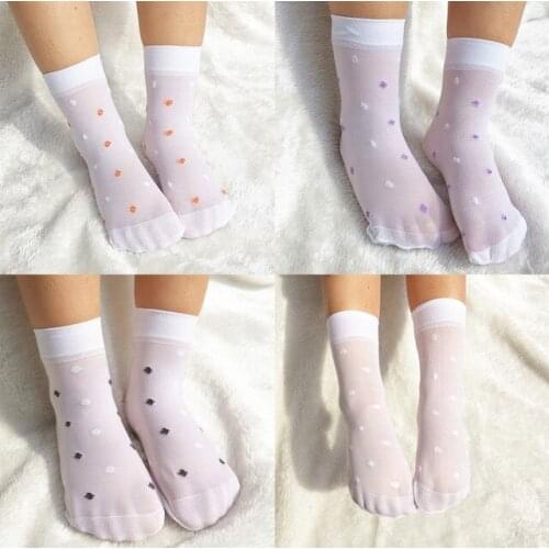 10pcs/5pairs Children Sock Breathable Sports velvet Girls Boys Sokcs Unisex Cotton anti-mosquito white ultra-thin Socks