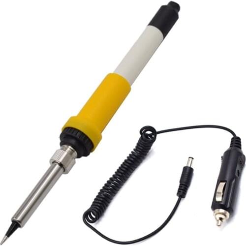 12V Volt DC 60W Car Electric Solder Soldering Iron For Car Power Socket Electric Soldering Iron Car Power Cable