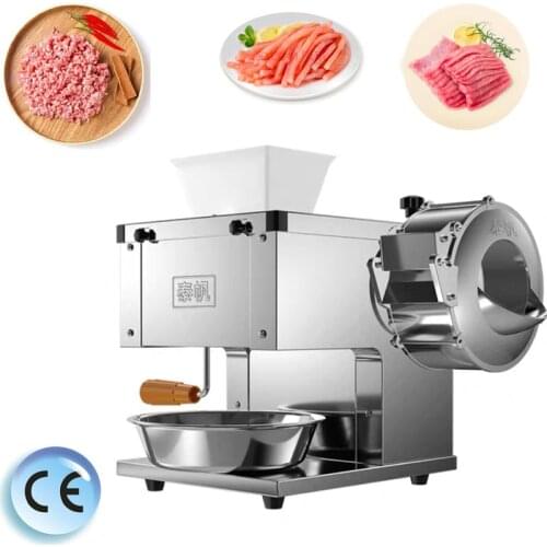 Economical Desktop Meat Slicer Commercial Meat Slicer Shredder Electric Vegetable Cutter Potato Cucumber Carrot