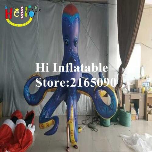 2 m high hot sale giant octopus cartoon inflatable for event decoration / advertising