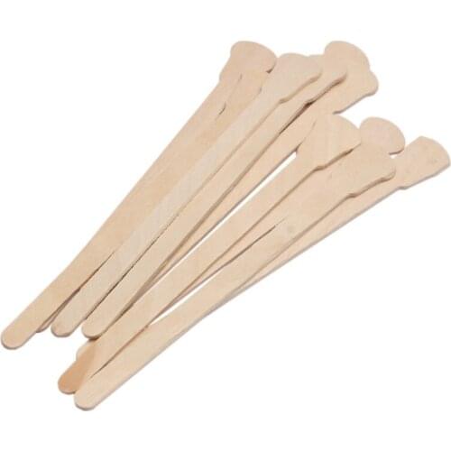 50Pcs Wooden Waxing Wax Spatula Tongue Disposable Bamboo Sticks Hair Removal Cream Stick For Waxing Body 100sets