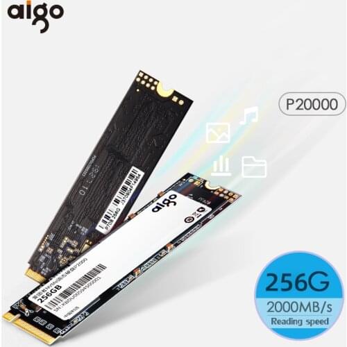 Aigo P2000 SSD 256GB 512GB 1TB M.2 PCLe Gen3.0x4 nvme pcie Internal Solid State Disk TLC HDD Hard Drive inch Laptop Desktop