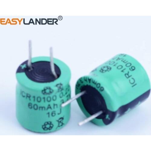 Easylander 2pcs/Lot 3.7V 60mAh Li-polymer li ion Battery FOR Sports Bluetooth headset Capacitive batteries