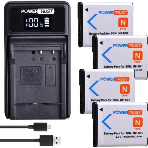 NP-BN1 NP BN1 1400mAh Battery + LED USB Charger for Sony DSC TX9 T99 WX5 TX7 TX5 W390 W380 W350 W320 W360 QX100 W370 W730 W150