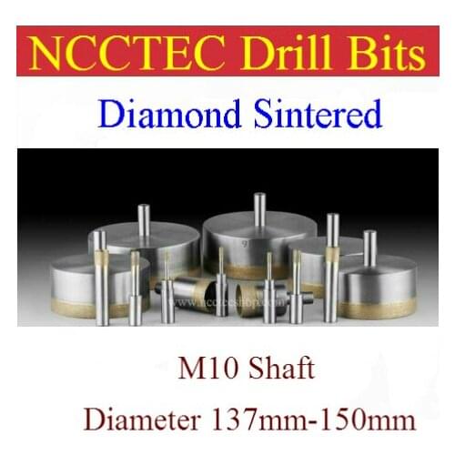 137mm 138mm 139mm 140mm 141mm 142mm 143mm 144mm 145mm 146mm 147mm 148mm 149mm 150mm diamond Sintered drill bits hole saw cutter