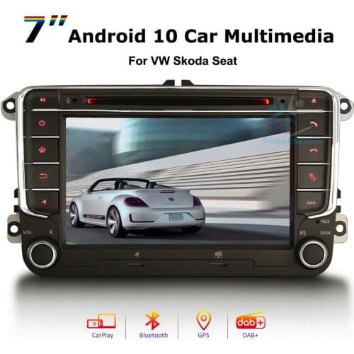 Android 10.0 Bluetooth Head Unit Radio DVD WIFI GPS SAT NAVI for VW SEAT Alhambra Altea Leon Toledo SKODA Roomster Octavia Yeti
