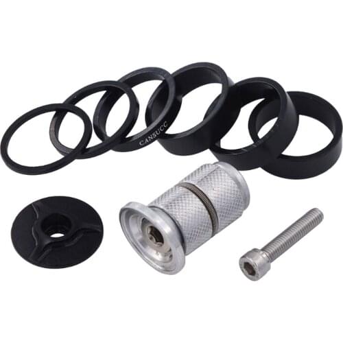 H4GF 1/8 Inch Headset Spacer Stem Top Cover w/ Stem Top Cap,MTB Road Bike Replacement