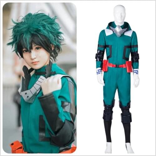 My Hero Academia Boku no Hero Academia Midoriya Izuku Deku Cosplay Costume Belt Accessory Jumpsuit Halloween Costumes Men Women