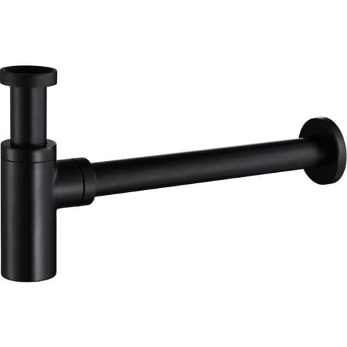 Brass Bottle Trap Bathroom Sink Vanity Basin Pipe Waste Drain Pipe Siphon Drainer P-Trap