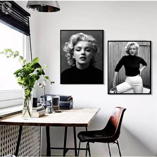 Marilyn Monroe Picture Oil Painting Canvas for Home Decoration;Pop Art Nordic Posters and Prints Art Scandinavian Colorful Mural