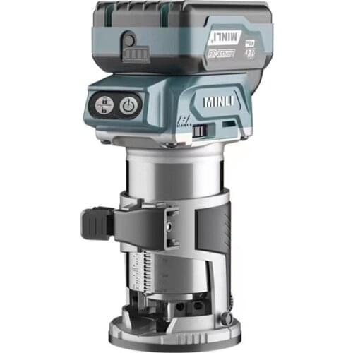 Multifunctional Woodworking Trimming Machine Plank Slotting Tool Brushless Motor Woodworking Drilling Engraving Machine Set