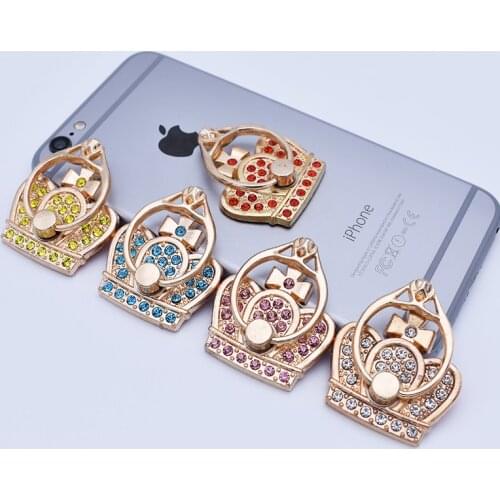 Mobile phone ring rack mobile phone bracket tablet universal bracket DIA jewel crown mobile phone ring buckle