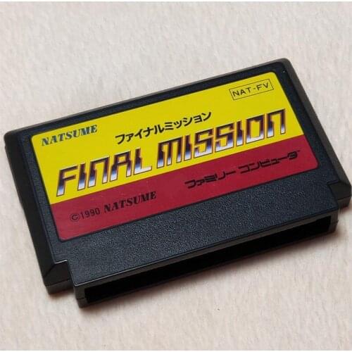 Original 8bit game card : FINAL MISSION ( Japan Version!! cartridge ONLY!! )