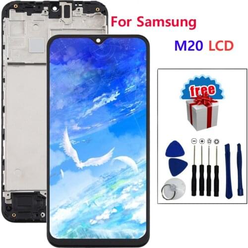 Original 6.2'' LCD For Samsung Galaxy M20 M205 Display lcd Screen Digitizer Assembly For Samsung M20 display screen