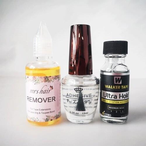 Wig glue bold wig glue waterproof Hair glue for Lace Wig glue / lace front glue with 1pc glue remover wig glue bold