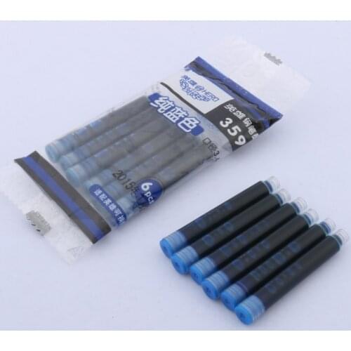 12Pc blue diameter 3.4mm Macroporous meets Fountain Pen ink