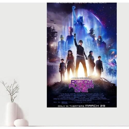 Custom Ready Player One Canvas Painting Home Room Wall Decoration Canvas Posters And Decoration Pictures