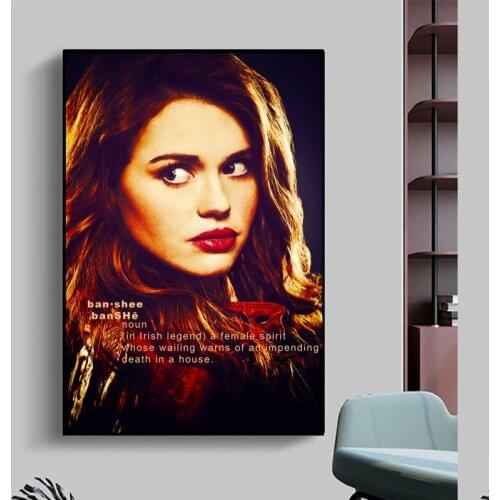 New Arrival Custom Teen Wolf Poster Home Decoration Fashion Canvas Fabric Wall Poster 27X40cm30X45cm