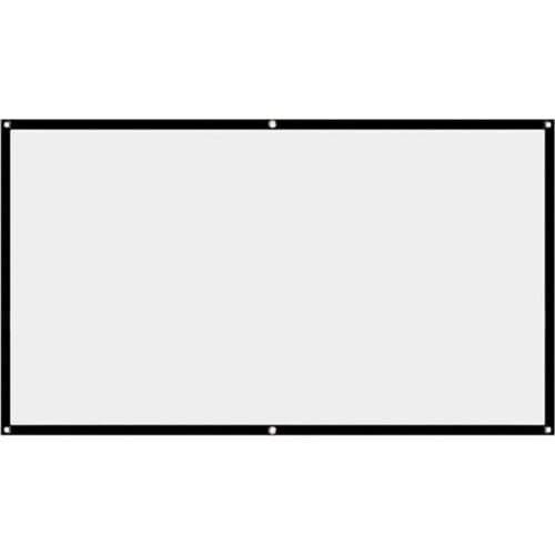 Projector Simple Curtain Folding Soft HD Projector Screen 84/100/120/150inch 3D Projection Movies Screen For Office Home Theater