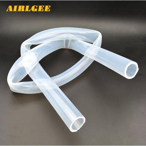 1M Transparent Silicone Rubber Tube 19mm Inner Diameter 25mm Out Dia. Drinking water connection pipe Food grade Flexible Hose