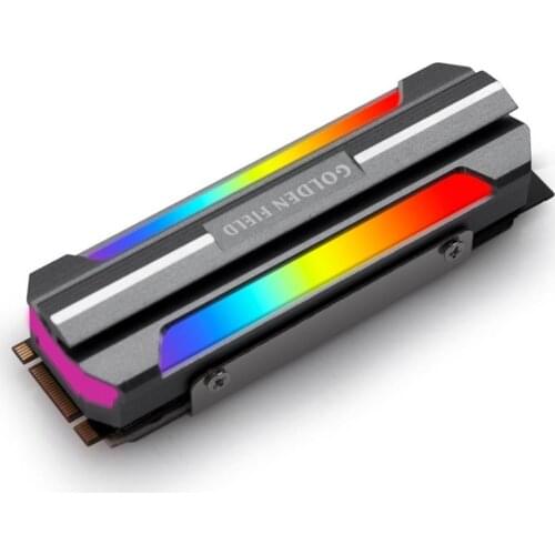 80% Off Aluminum Heatsink ARGB Radiator Hard Disk Heat Dissipation for M.2 2280 SSD