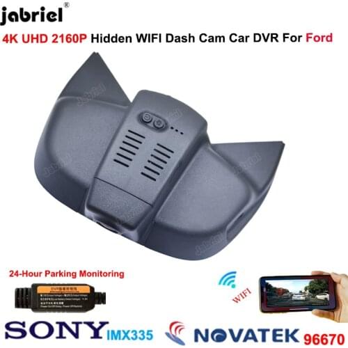 For Ford Focus for Ford Focus mk4 2018 2019 2020 2021 2022 4K UHD 2160P Hidden Wifi Car DVR Car Camera Dash Cam Video Recorder