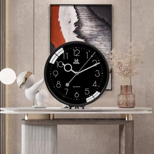 Modern Minimalist Wall Clock Fashion European Clock Bedroom Living Room Personality Quartz Clock Pearl Star Decoration Clock