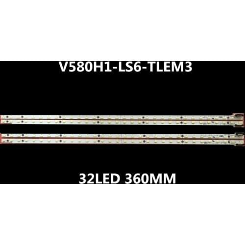 LED backlight V580H1-LS6-TLEM3 V580H1-LS6-TREM3 for V580HK1-LS6 32LED 360MM