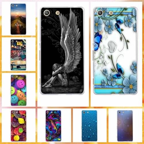 Ultra Thin TPU Phone Case for Sony Xperia M5 E5603 /M5 Dual E5633 Shell Slim Silicone Cover Case Protective Shell Coque Bag