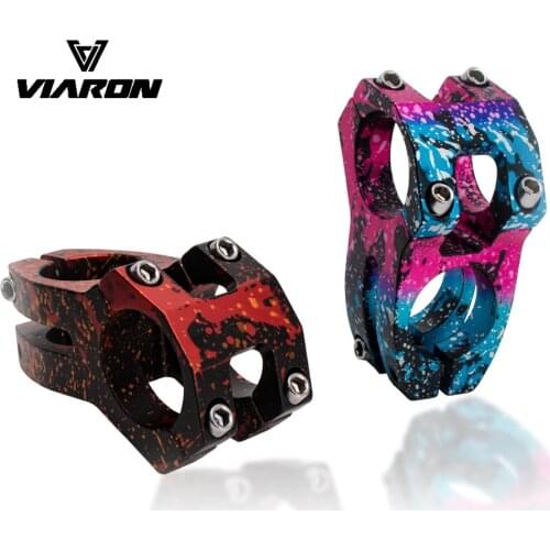 Bicycle Stem High-Strength Lightweight Bicycle Stem CNC Aluminum Alloy Bike Stem 28.6 Steerer For 31.8mm Bike Handlebar Viaron