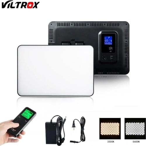 Viltrox VL-400T 40W 3300-5600k Slim LED Video Light Panel VL-400 Bi-color CR95+ Wireless Remote Dimmable Photo Fill Lighting
