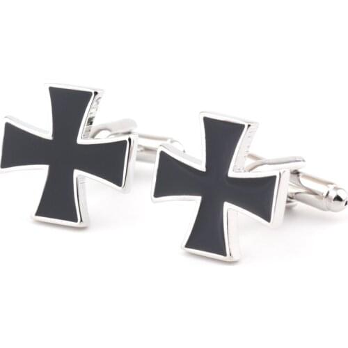 Cross modelling black paint cufflinks shirts cufflinks cuff nail factory direct sale free shipping