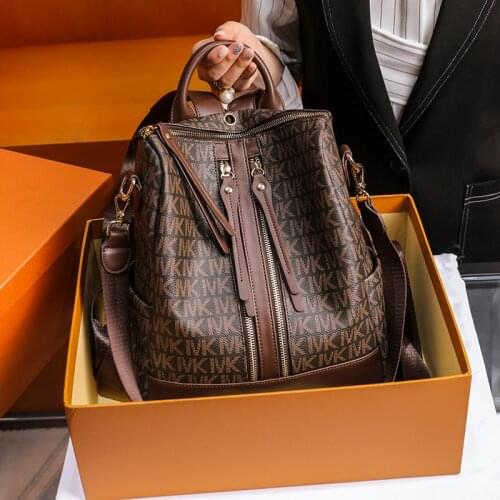 Womens bag 2020 new luxury school slim Bag Backpack womens brand portable backpack super beautiful fashion generous