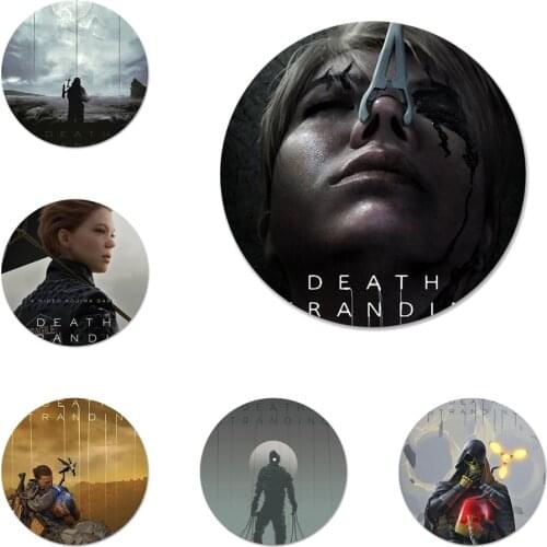 Death Stranding Icons Pins Badge Decoration Brooches Metal Badges For Backpack Decoration 58mm