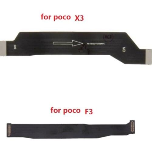 10Pcs/Lot, Motherboard Main Board Connector Flex Cable For Xiaomi Mi Poco X3 Mi 10T NFC Global Version Replacement Parts