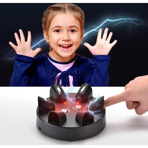6 Slots Polygraph Tricky Funny Adults Micro Electric Shock Heart Beat Lie Detector Shocking Liar Test Novelty Party Games Toy