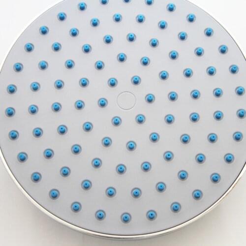8 Inch Oversized Round Panel Top Spray Shower head Bathroom Rainfall High Pressure Rain Water Saving
