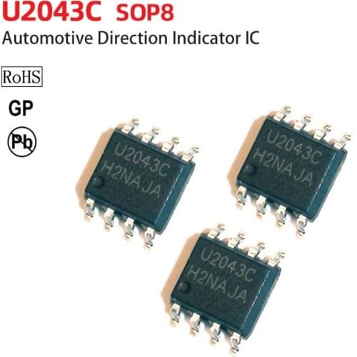 U2043C SOP8 U6043B Automotive Direction Indicator ASIC ic Integrated circuit