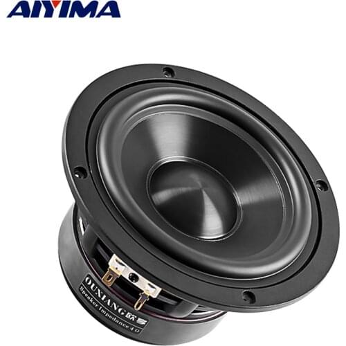 AIYIMA 1Pcs 4 Inch Midrange Woofer Audio Speaker 4 8 Ohm 50W Bookshelf Home Theater Loudspeaker Mid-range Bass Speaker
