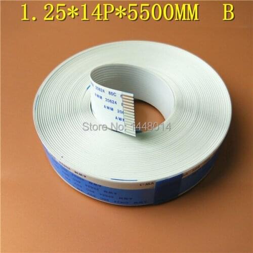 Large format printer main board long data cable 14p/16p/18p Infinity Zhongye Taimas Phaeton flat data cable 5.5M mix order