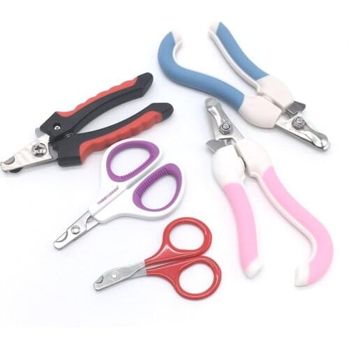 Pet Nail Clippers Dog Cat Stainless Steel Labor-Saving Puppy Kitten Scissor Toe Nail Cutter Grooming Tool Beauty Supplies