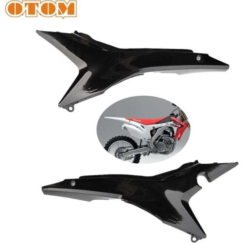 OTOM New Air Box Cover Rear Air Box Guard Side Panel Motocross Fairing For HONDA CRF250R CRF450R 14-17 Dirt Pit Bike MX Enduro